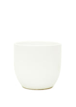 Load image into Gallery viewer, Rounded Ceramic Planter, White 7&quot; Wide
