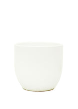 Load image into Gallery viewer, Rounded Ceramic Planter, White 5&quot; Wide
